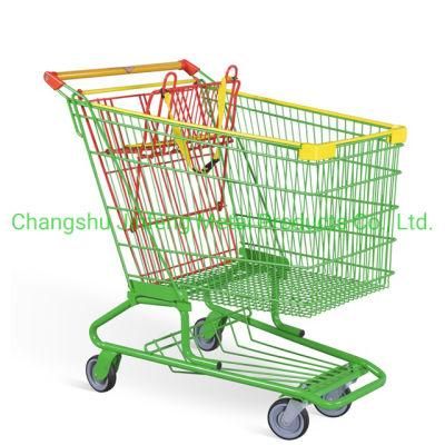 Supermarket and Shopping Malls Trolley Metal Shopping Carts