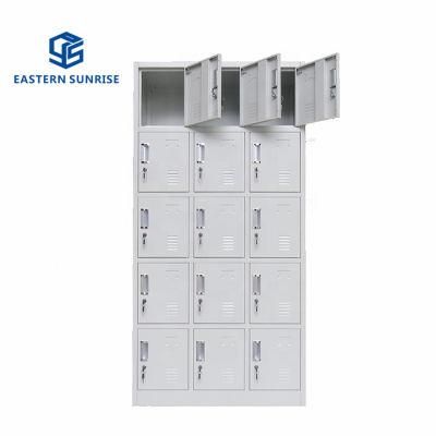 15 Doors Public Steel Locker for Supermarket/Gym/School/Staff