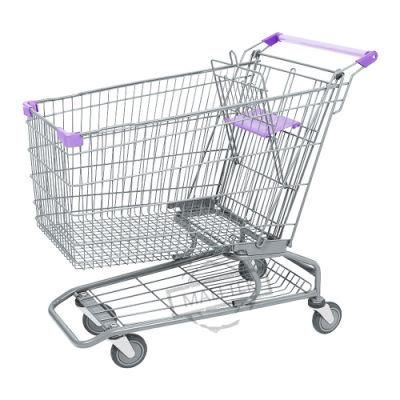 Customized Steel American Supermarket Cart