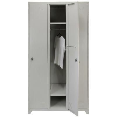 Hot Sale Metal 3 Door Clothes Locker Staff Wokers Employee Steel Cabinet Locker