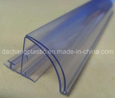 30mm High Bullnose Clear Plastic Shelf Talker