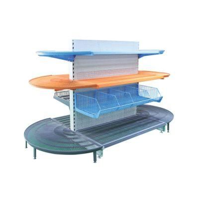 Light Duty Supermarket Shelf Racks with Steel Material Shelf