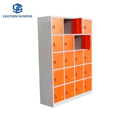 Customized Storage Clothes Goods Locker Cabinet with 20 Door