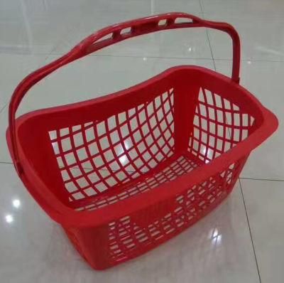 Supermarket Grocery Plastic Shopping Hand Basket