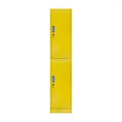 Kd 2 Tier Metal Locker Single 2 Door Employee Locker for Staffs