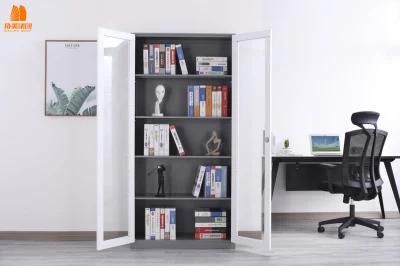Glass Door Office Furniture File Cabinet for Display