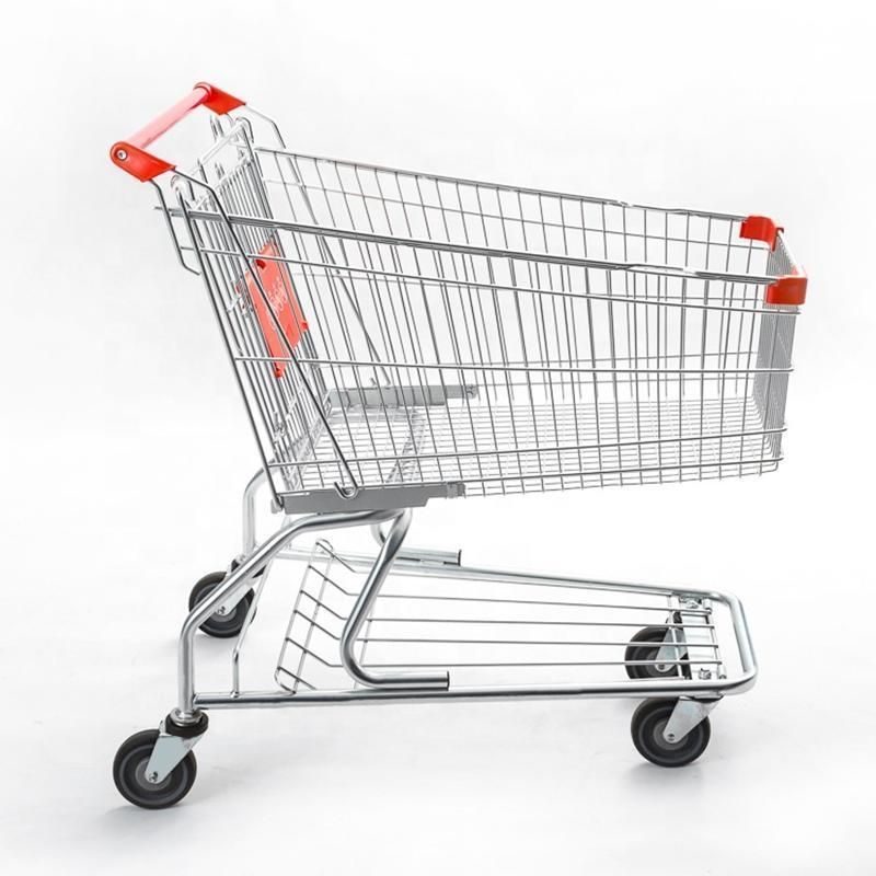Supermarket Shopping Trolley & Carts, Convenience Store Shopping Cart, Hand Push Cart for Shopping