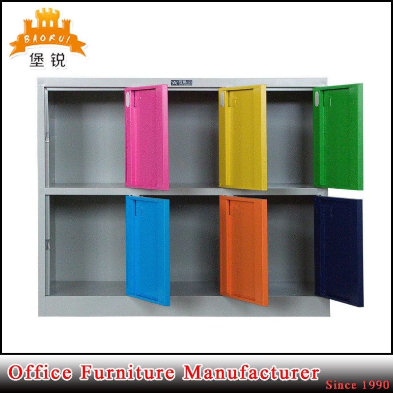 Customized Color Metal School Furniture 6 Door Storage Locker
