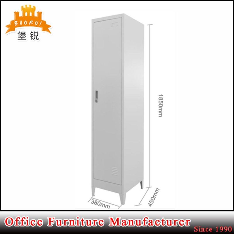 Single Door Metal Locker with 10cm High Leg