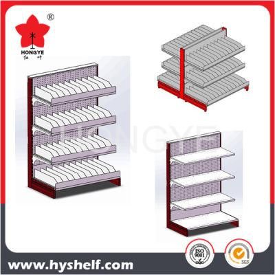 Retail Store Display Storage Shelving Rack with Divider