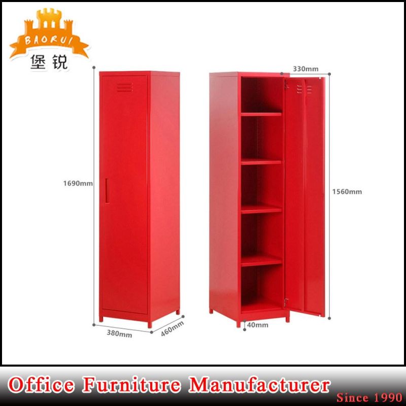 Metal Single Door Cupboard 5 Layers Storage Cabinet
