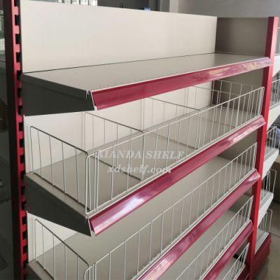 Double Sided Heavy Weight Xianda Shelf Supermarket Equipment Gondola Shelves