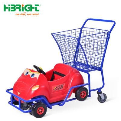 Supermarket Child Trolley Toy Metal Children Shopping Cart for Kids