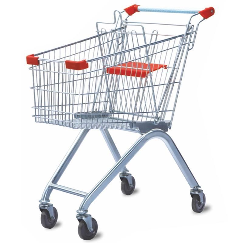 Australian Style Metal Shopping Cart Trolley in Supermarket