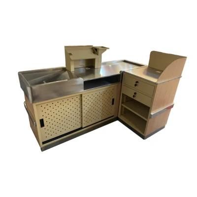 Supermarket Design Retail Cash Register Table Checkout Counter Cashier Desk