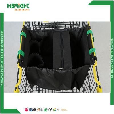 4 Wheel Foldable Shopping Trolley Vegetable Bag