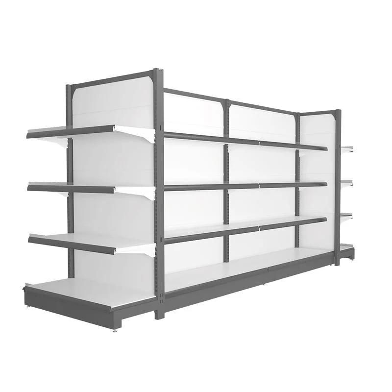 Cold -Rolled Rack Double Sides High Grade Supermarket Display Shelf