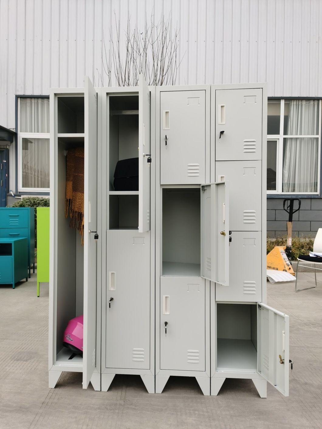 Customized Metal Gym Locker Steel Locker Cabinet for Staff