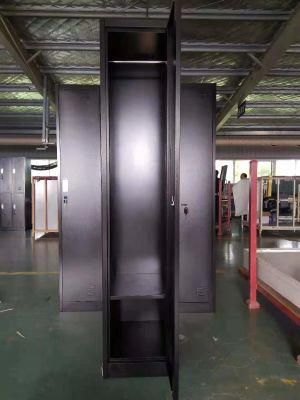 Black Metal Storage Lockers in School Gym Staff Locker Furniture
