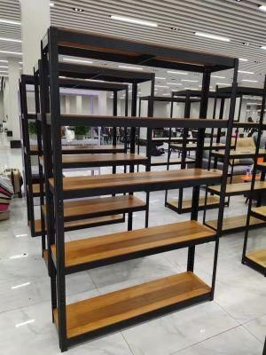 Adjustable Commodity Shelf Supporter Boltless Steel and Wood Shelves