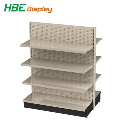 Wall Mounting Steel Grocery Store Shelves