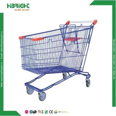 Wholesale Supermarket Metal Shopping Cart Trolley