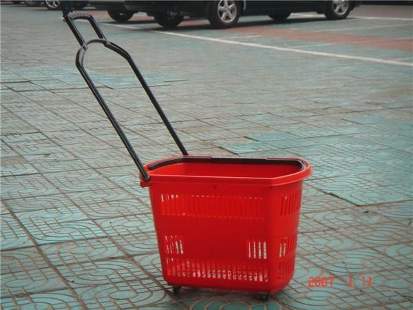 Plastic Retail Shopping Basket (JT-G24)