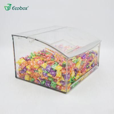 High Clear Plastic Bulk Candy Bin for Supermarket