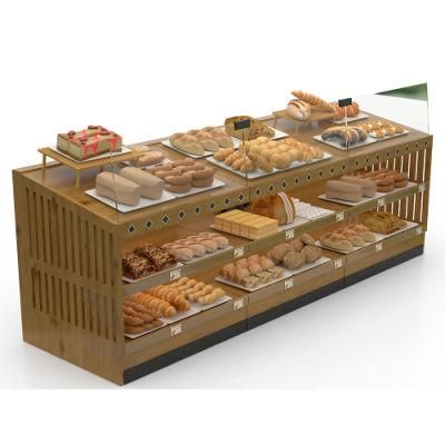 Wooden Modular Bread Display Rack