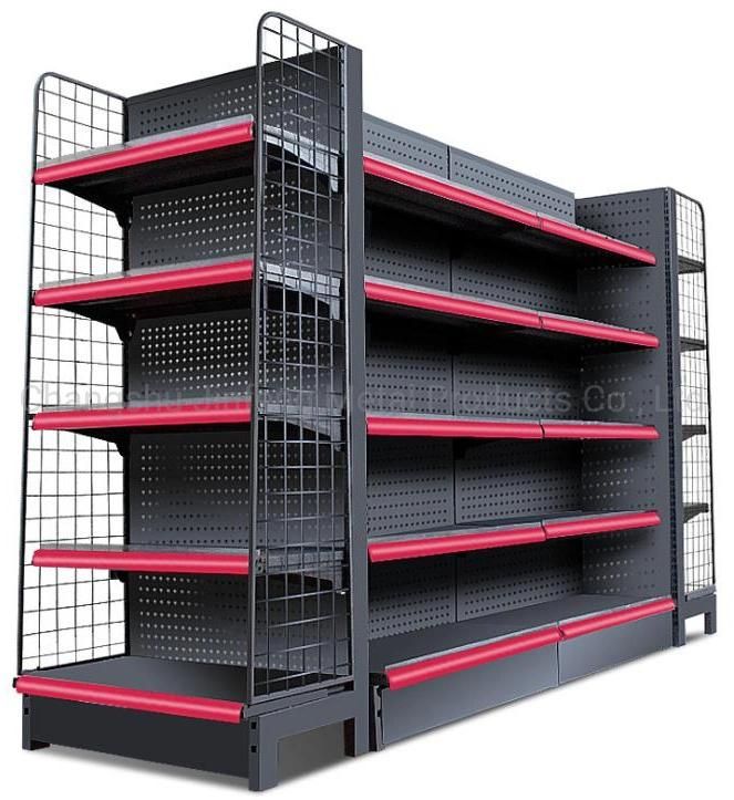 Supermarket Store Fixture Display Double Side Racks