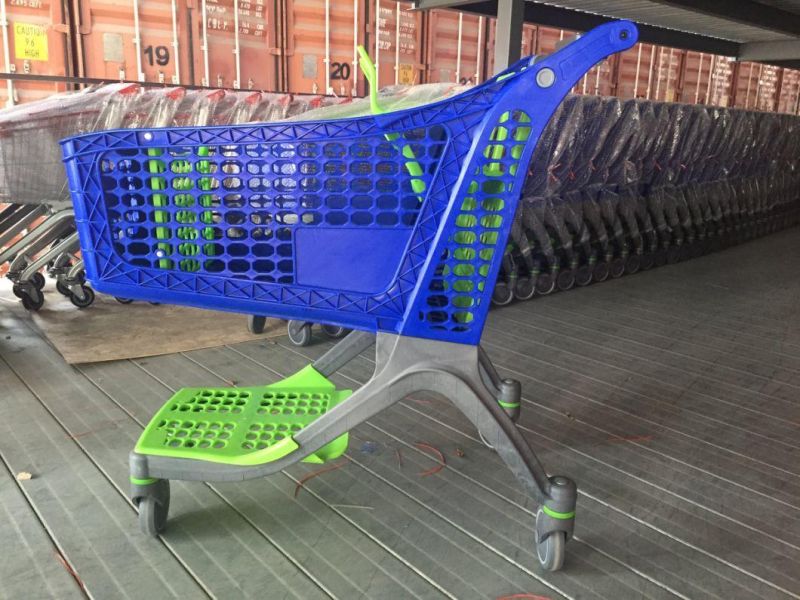 Pure Plastic Shopping Cart/Plastic Shopping Trolley