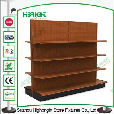 American Madix Style Punched Holes Supermarket Display Shelf