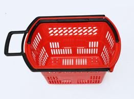Store Plastic Shopping Baskets with Handle 090513