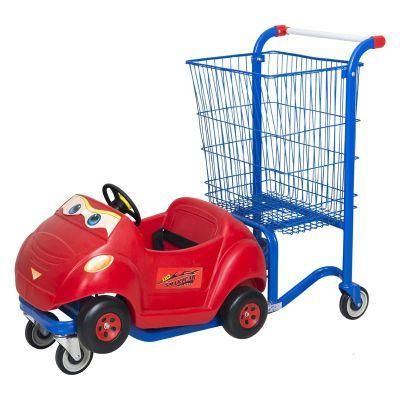 High Grade Store Equipment Supermarket Children Trolley Cart