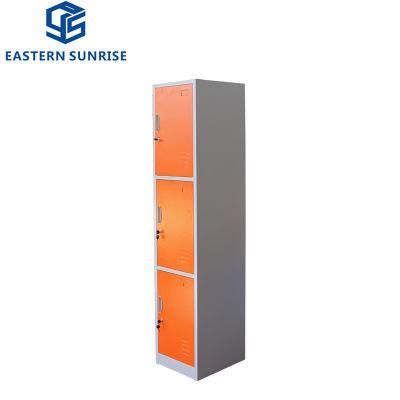 New Product Metal Clothes Locker with 3 Doors
