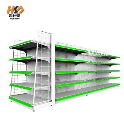 Multifunctional Gondola Supermarket Wood Shelf