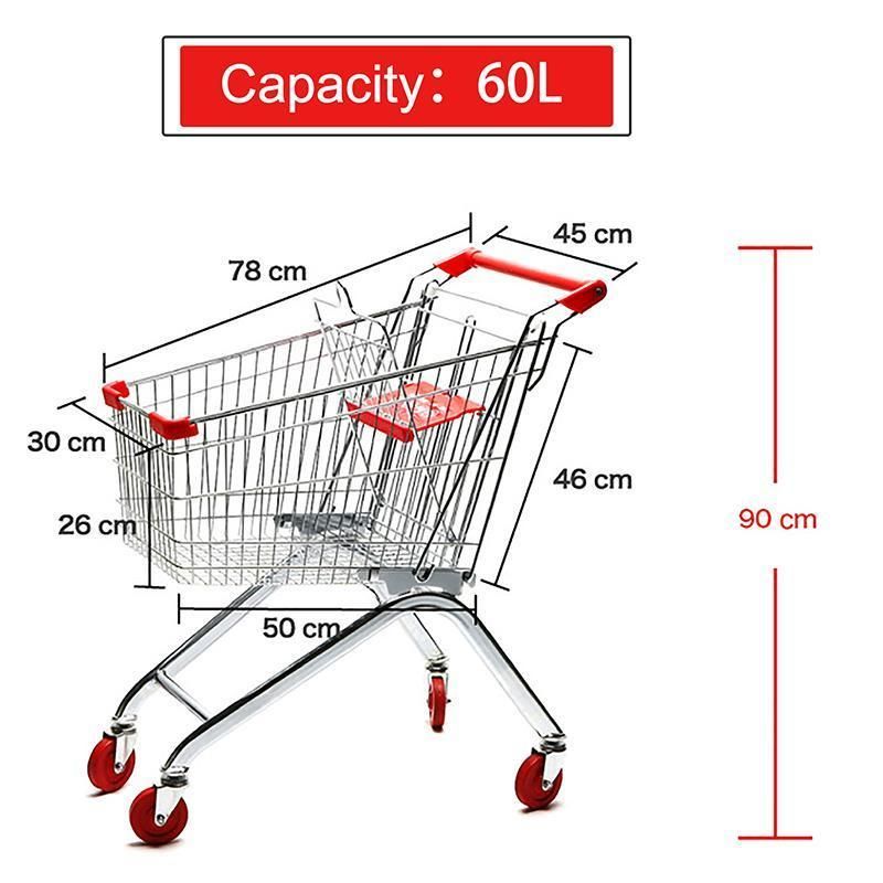 Americam Style 60-240L Supermarket Shopping Trolley Cart
