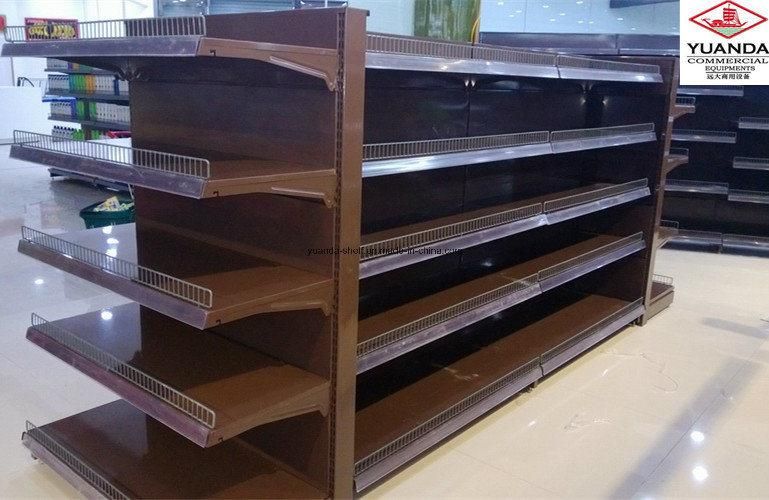 Supermarket Shelves, Double Sides with Good Quality and Price