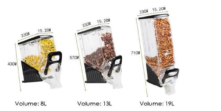 Well Sale Nut Dispenser Plastic Food Container