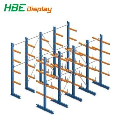 Steel Pipe Storage Double Side Cantilever Rack