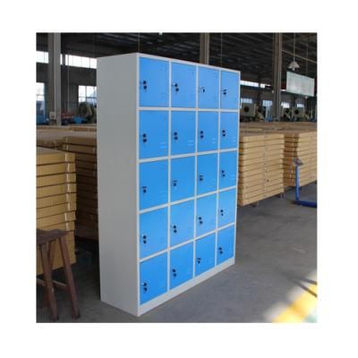 Fas-152 20 Door OEM Metal Cabinet Lockers 20 Doors Worker Changing Room Steel Locker