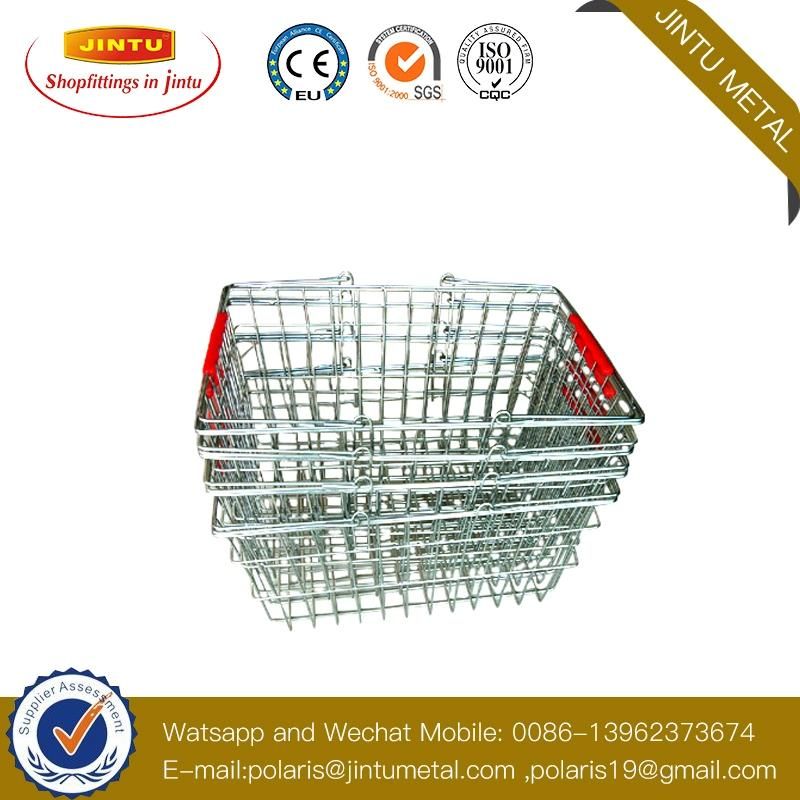Movable Shopping Basket Holder