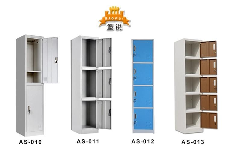 Top Quality Steel Single Door Metal Locker with Shelf and Hanger