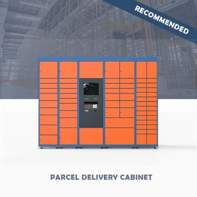 Outdoor Parcel Delivery Intelligent Controller Smart Locker for Courier and Receiver Office Building Use Z210510