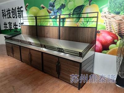 Supermarket Vegetable Shelf Rack Vegetable and Fruit Display Shelves