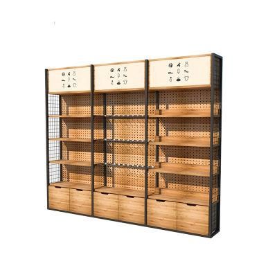 Wholesale Supermarket Shelf Display Rack Convenience Store Double Side Shelf