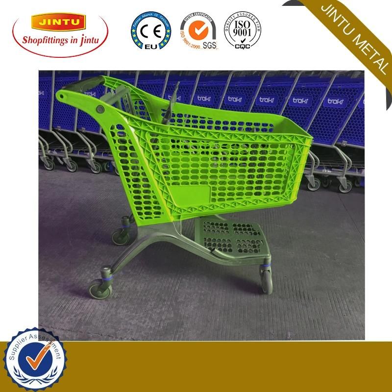 Supermarket Plastic Shopping Cart, Plastic Shopping Trolley