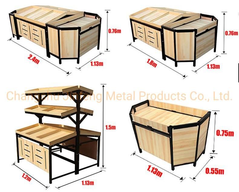 Supermarket Vegetable Shelf Rack Display Shelf Display Stand for Fruit