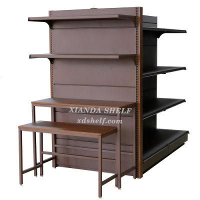 Store Shelf Center Supermarket Shop Fitting Shelving with Nesting Table