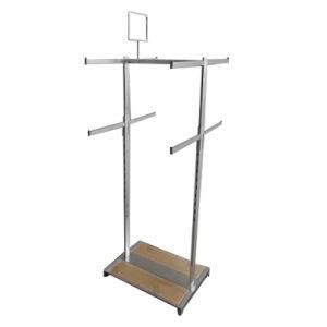 PY011-Fashion Wholesale Height Adjustable Stainless Steel Clothes Hanging Stand and Clothes Rack